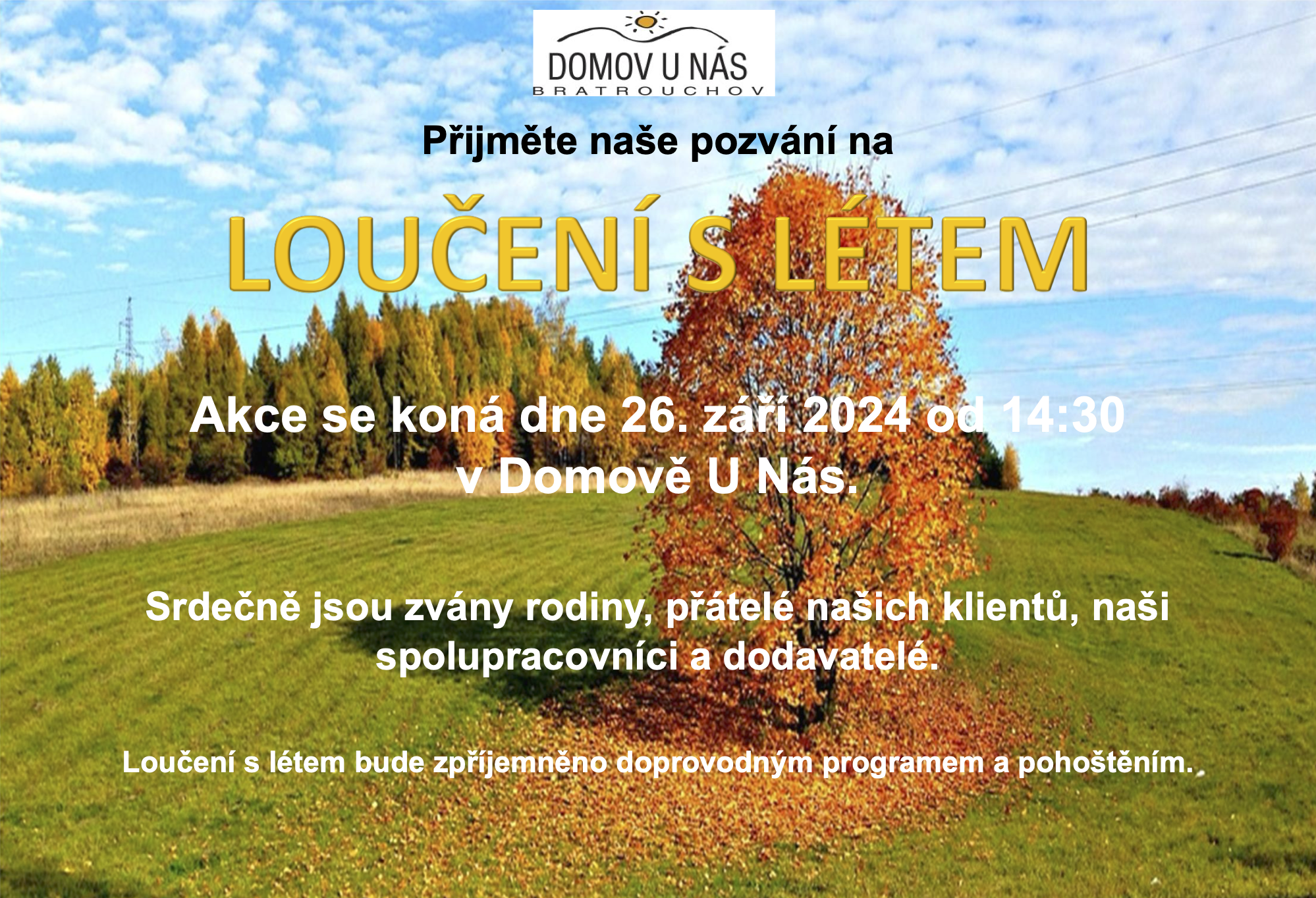 Pozvánka - Loučení s létem